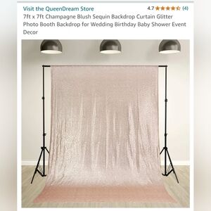 Sequin backdrop curtain